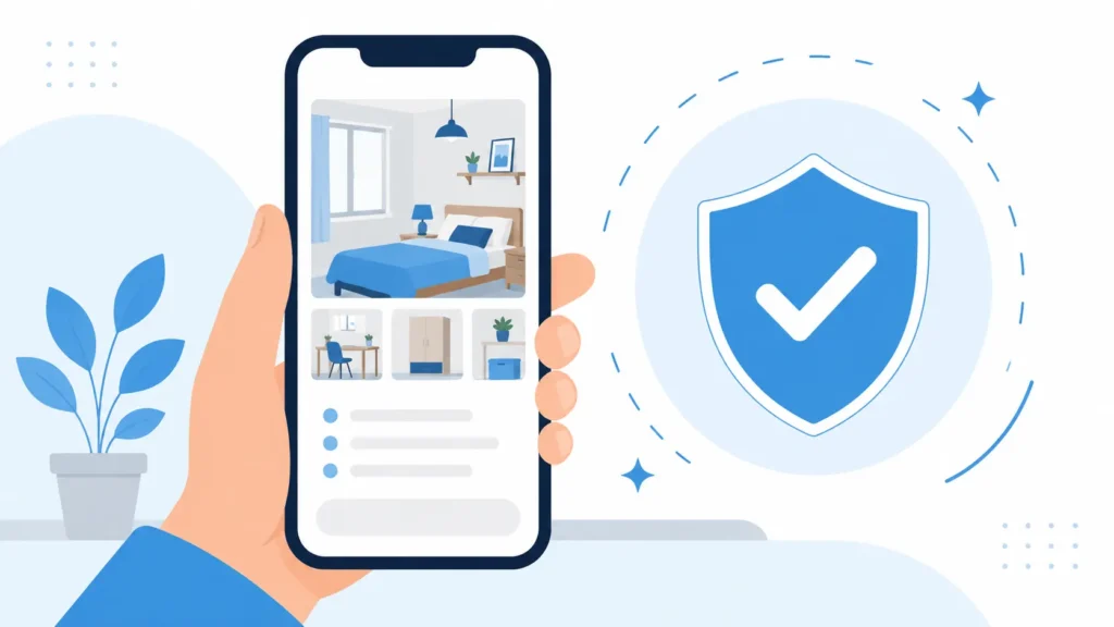 alquila habitación con seguridad