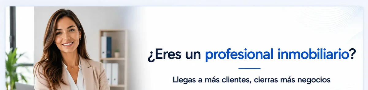 ¿Eres un profesional inmobiliario? Publícate en Zoomubik
