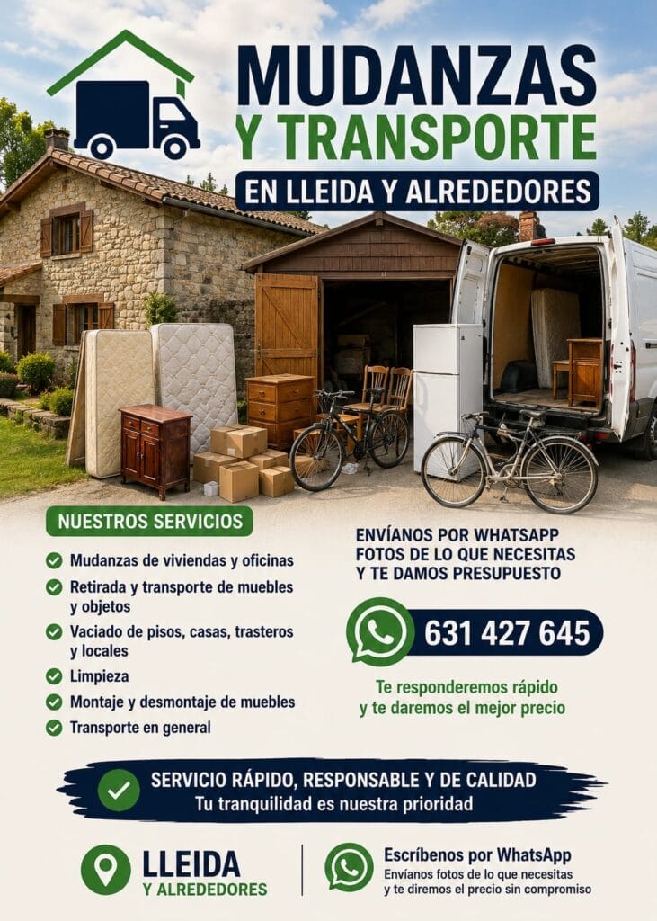 MUDANZAS LLEIDA - Giorgi - Transporte y Montaje 24h