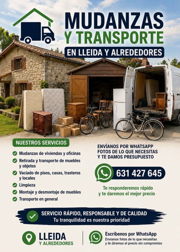 MUDANZAS LLEIDA - Giorgi - Transporte y Montaje 24h