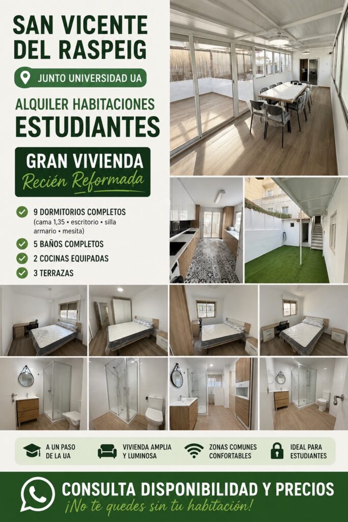 Alquiler Habitaciónes junto universidad — foto 1