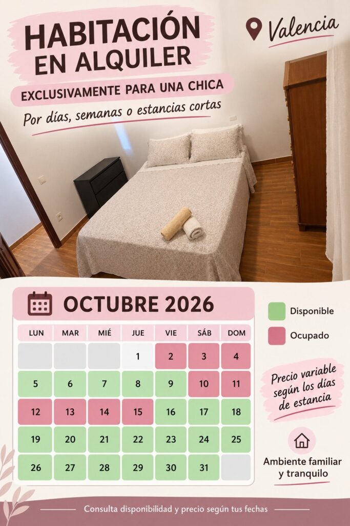 Habitación bien ubicada en piso familiar — foto 1